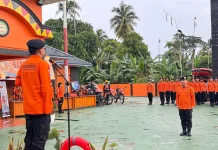 Basarnas Nias Gelar Apel Siaga SAR Khusus Lebaran 1447 Hijriah