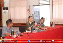 Sekda Kota Gunungsitoli Pimpin Rapat Pelaksanaan SPIP