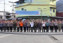Polres Nias Gelar Apel Kesiapan Pam Malam Takbiran dan Sholat Idul Fitri 1447 H