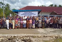 Peletakan Batu Pertama Pembangunan Tugu Resort 37 BNKP