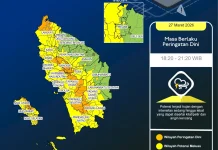 Update Peringatan Dini Cuaca, Hujan Sedang-Lebat Merata Hampir di Seluruh Nias