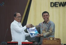 Wakil Wali Kota Gunungsitoli Hadiri Rapat Paripurna Penjelasan LKPJ