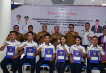 Pengambilan Sumpah/Janji CPNS Menjadi PNS Lulusan PTDI-STTD di Nias Utara