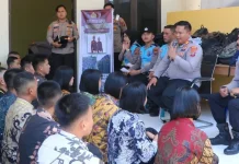 Kapolres Nias Selatan Bekali Casis, Tegaskan Masuk Polisi Gratis