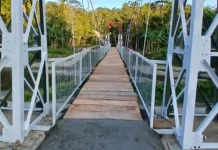 Jembatan Gantung di Desa Sanawuyu Rampung, Akses Warga Kini Lebih Mudah