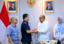 Wabup Nias Utara Audiensi dengan Wamenaker