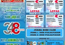 Kontes Burung Berkicau di Gunungsitoli Dongkrak Ekonomi Kreatif