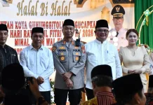 Kapolres Nias Hadiri Halal Bi Halal Pemko Gunungsitoli