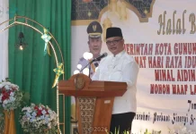 Wali Kota Gunungsitoli Hadiri Halal Bi Halal Bersama Masyarakat