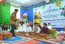 DPD BKPRMI Gunungsitoli Hadiri Acara Tepung Tawar Calon Jemaah Haji