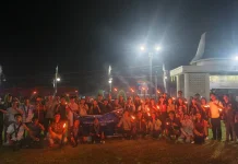 Pawai Obor GMKI Warnai Perayaan Paskah di Gunungsitoli