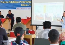 Hari Terakhir Pelatihan Pemutakhiran Data Indeks Desa di Nias Barat