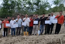 Perkuat Ketahanan Pangan, Pemkab Nias Barat Tanam Jagung di Desa Lolohia