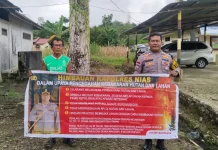 Polsek Bawalato Sosialisasi Pencegahan Karhutla