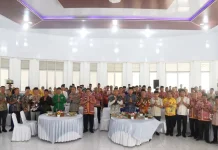 Halal Bihalal Nias Utara, PLH Sekda Harap ASN Siap Dukung Program Pemkab