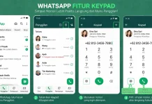 Keypad WhatsApp: Cara Simpan Nomor Lebih Praktis