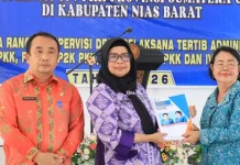Tim Penggerak PKK Provsu Gelar Supervisi di Kabupaten Nias Barat
