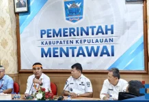 Studi Teknis Surfing Tax, Wabup Nias Selatan Kunker ke Mentawai