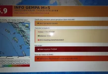 Jumlah Gempa Yang Tercatat di BMKG Gunungsitoli Periode 17 – 23 April 2026 Meningkat