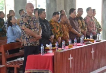 Bupati Nias Utara Hadiri Ibadah Perayaan Paskah Resort 49 BNKP di Hiligodu