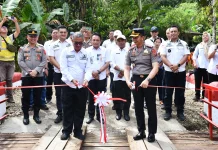 Peresmian Revitalisasi Jembatan Merah Putih Presisi Mua Polri