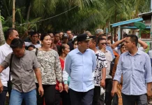 Bupati Nias Barat Kunker di Kepulauan Hinako