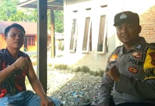 Bhabinkamtibmas Polsek Lolofitu Moi Gelar DDS