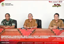 Sekda Nias Ikuti Rakor Pengendalian Inflasi Daerah Secara Daring