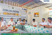 Perkuat Koordinasi, Dinsos Nias Utara Gelar Rapat Staf Evaluasi Program