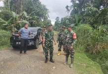 Waaster Dam I/BB Tinjau Progres Karya Bakti TNI di Wilayah Nias