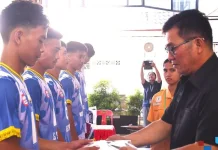 Bupati Nisel Lepas Kontingen Voli Pelajar ke Raja Inal Cup