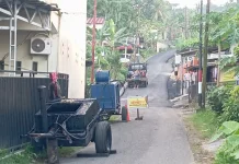 Warga Bersyukur Jalan Menanjak di Onozitoli Sifaoroasi Diperbaiki