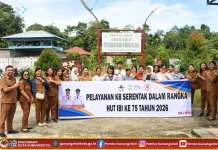 HUT IBI ke-75, Pemkot Gunungsitoli Gelar Pelayanan KB Serentak