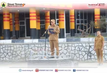 Pimpin Upacara, Bupati Nias Utara Minta OPD Aktif Update Kegiatan