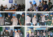 Sipropam Polres Nias Silaturahmi dengan Subdenpom 1/2-5 Nias