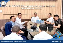 Wakil Bupati Nias Selatan Koordinasi dengan Balai Besar Jalan Nasional