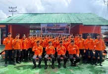 Kantor SAR Nias Gelar Latihan SAR Satu di Air