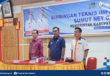 Bupati Nias Selatan Buka Bimtek Aplikasi Sumut Net Corporate
