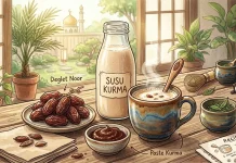Susu Kurma Jadi Minuman Penambah Energi