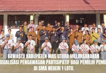 Bawaslu Nias Utara Sosialisasikan Pengawasan Partisipatif untuk Pemilih Pemula