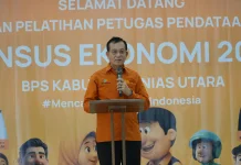 Wabup Yusman Zega : Petugas Sensus Ekonomi 2026 Pikul Tanggung Jawab Besar