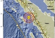 BMKG Gunungsitoli Catat 5 Kejadian Gempabumi, Tidak Ada yang Dirasakan