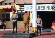 Polres Nias Gelar Apel Deklarasi Sabuk Kamtibmas Tahun 2026