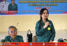 TP PKK Gunungsitoli Monitoring Program IVA Test di Kecamatan