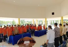 BPBD Nias Utara Sosialisasi Pelayanan Informasi Rawan Bencana
