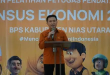 BPS Nias Utara Gelar Pelatihan Petugas Pendataan Sensus Ekonomi