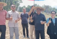 Wabup Nias Barat Hadiri Penanaman Perdana Jagung Hibrida di Lahusa