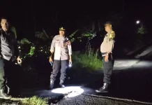 Jaga Kamtibmas, Polsek Hiliduho Gelar Patroli Malam