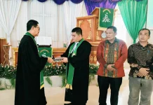 Bendum BNKP Lantik Pendeta BNKP Jemaat Onolimbu