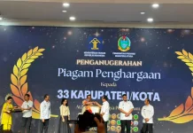 Nias Utara Raih Penghargaan Pembentukan Posbankum Desa/Kelurahan dari Kemenkum